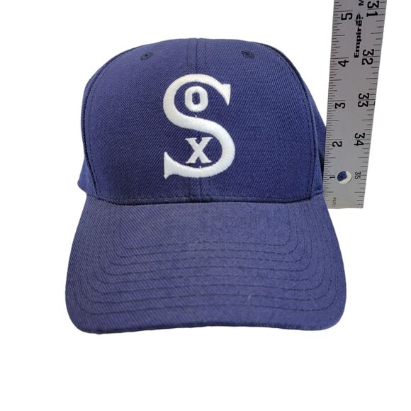 Vtg Chicago White Sox‎ American Needle Blue Baseball Cap Hat 7 1/2 Throwback - Picture 7 of 7
